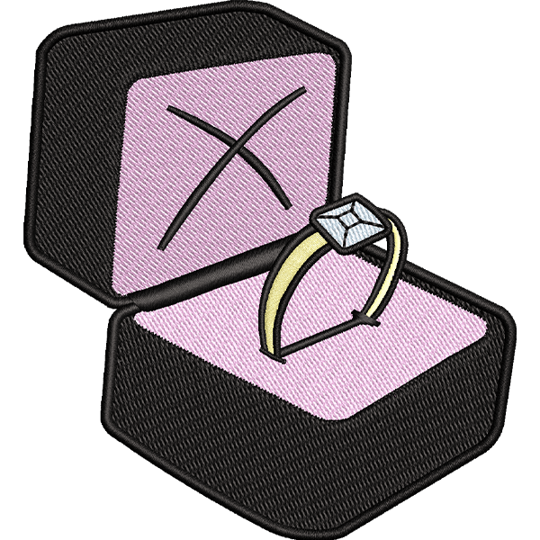 ring embroidery design
