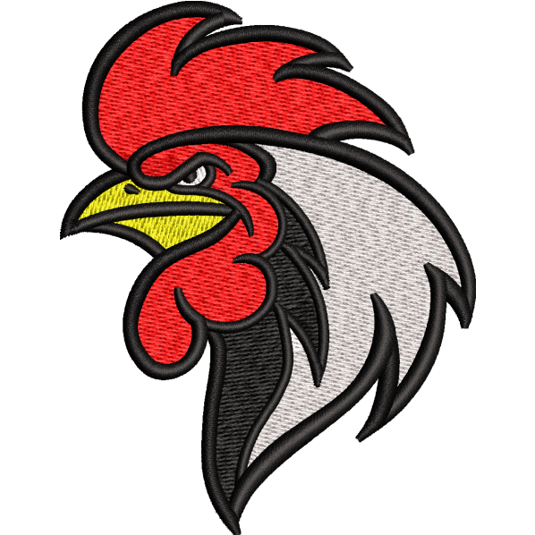 Rooster Face Design