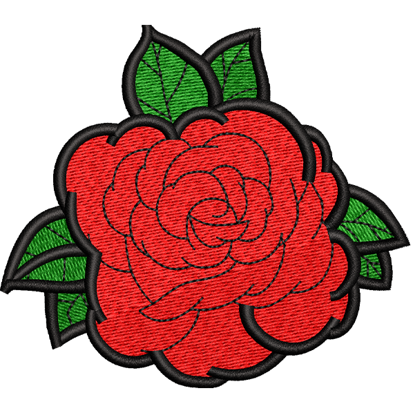 red rose design