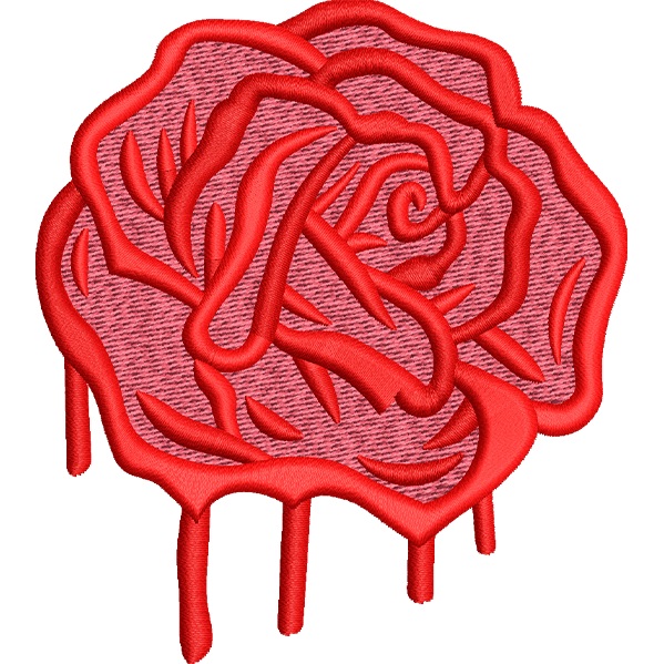 Lovely Red Flower Design