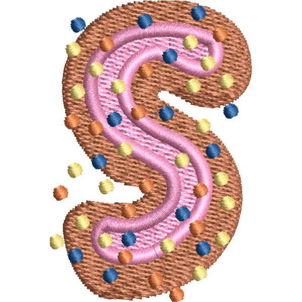 Pink Alphabet S