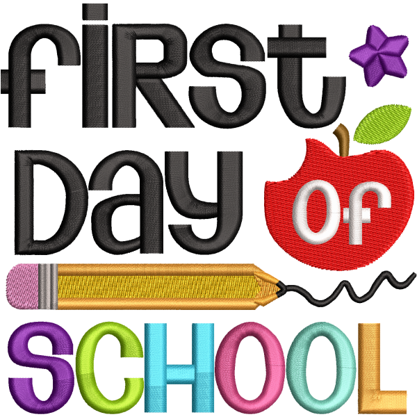 First Day Of School Design