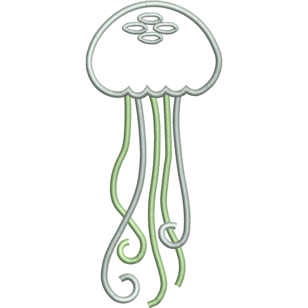 Outline Jellyfish Design