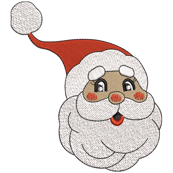 Santa Claus Face Design