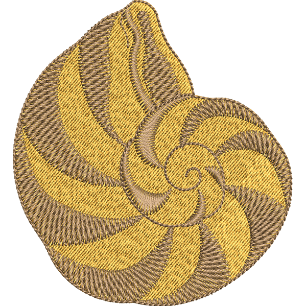 Yellow Sea Shell Design