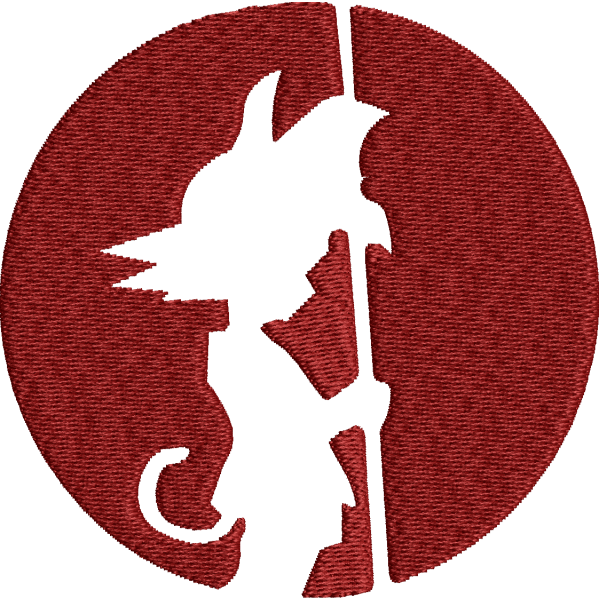 Goku Embroidery Design