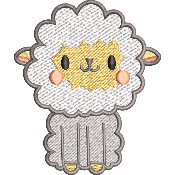 Cute Face Sheep Design