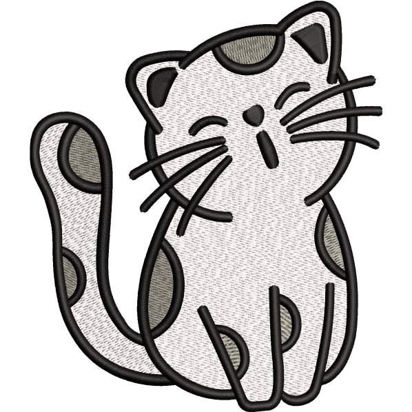 Shy baby cat
