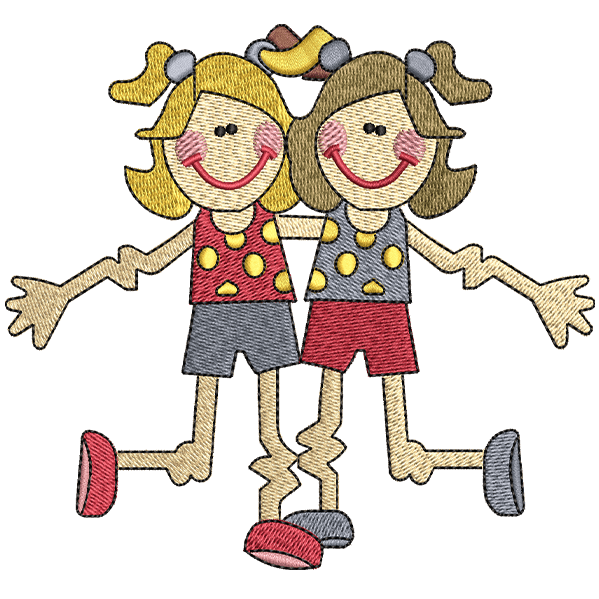 Sisters Love Hug Design