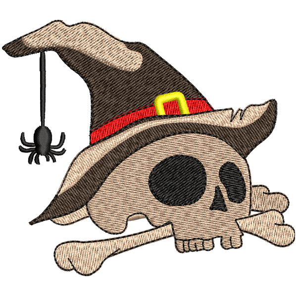 spider skull design