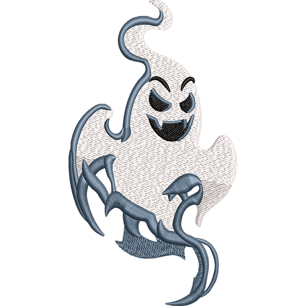 Smiling Creepy Ghost Design