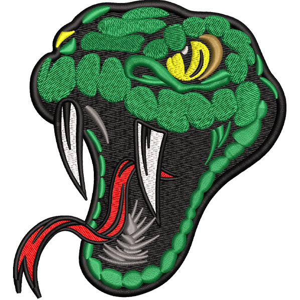 snake face design