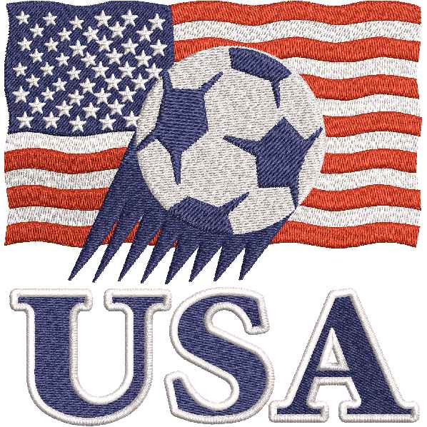 Soccer Sport USA Design