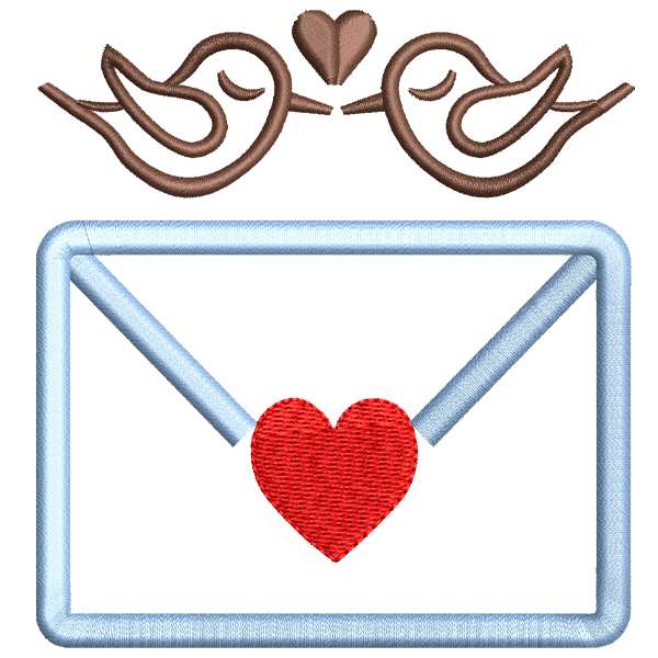 Love Sparrow Heart Design