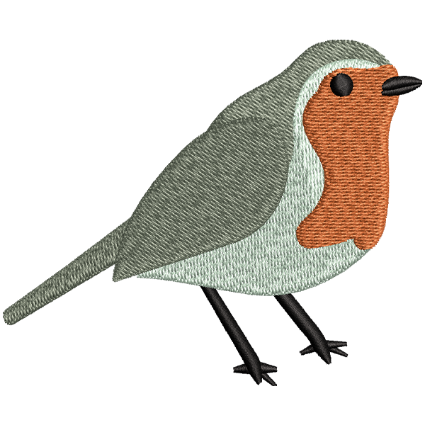 Sparrow Embroidery Design