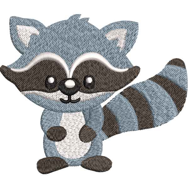 Blue Baby Fox Design