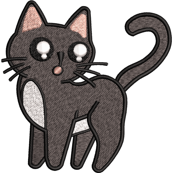 Standing Cat Design