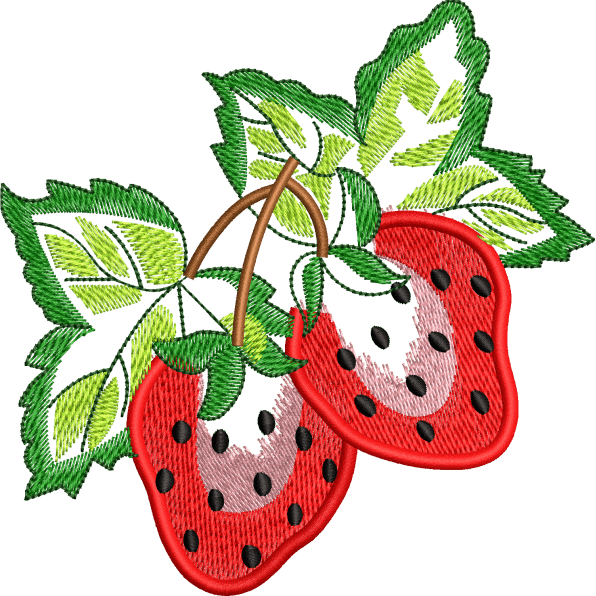 Bunch Of Strawberry Design