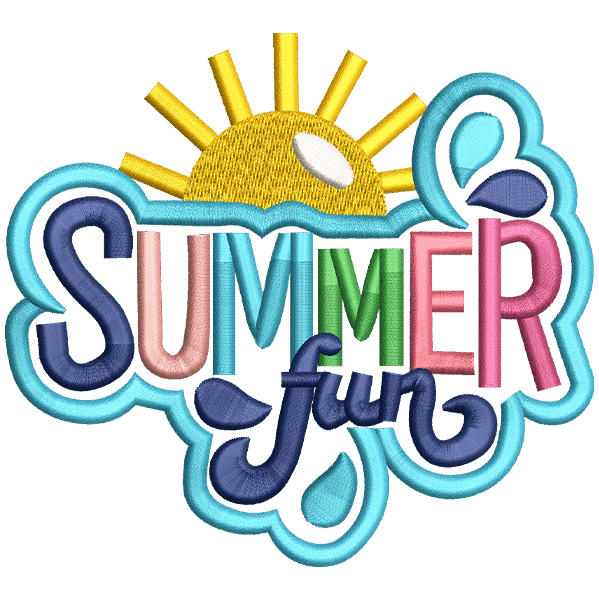 Summer English Letter Design