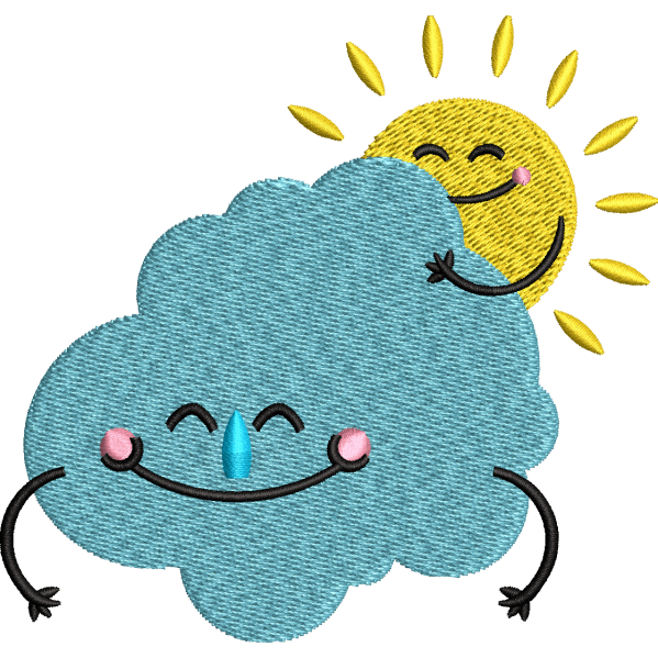 Sun And Cloud Design