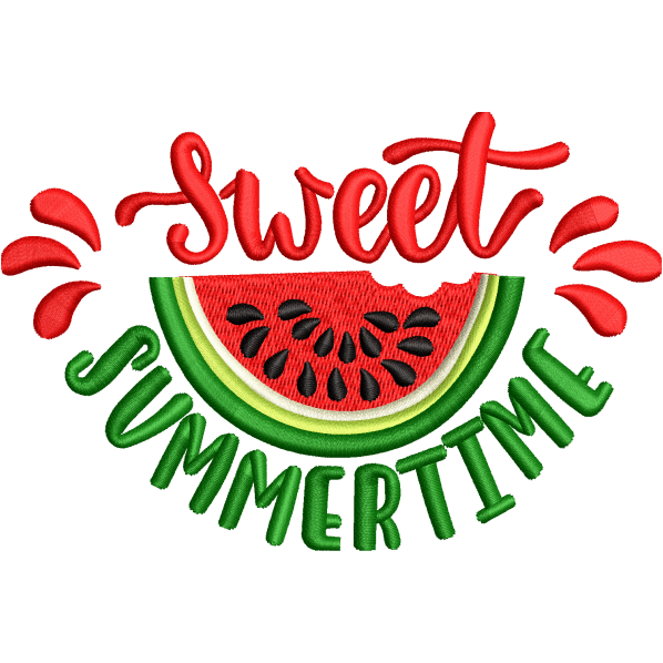 Sweet Summer Embroidery Design