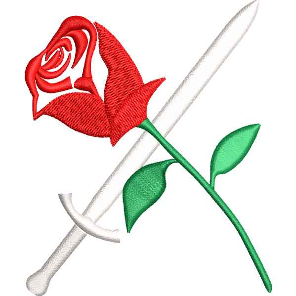 Sword Rose Design