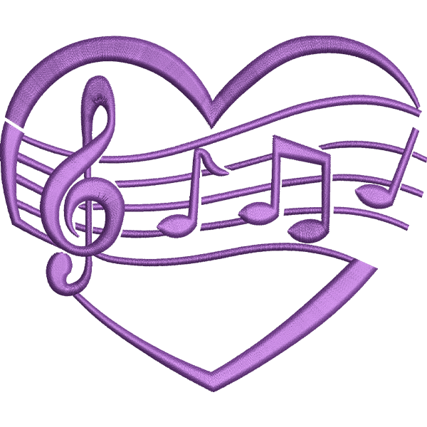 Music Heart Design