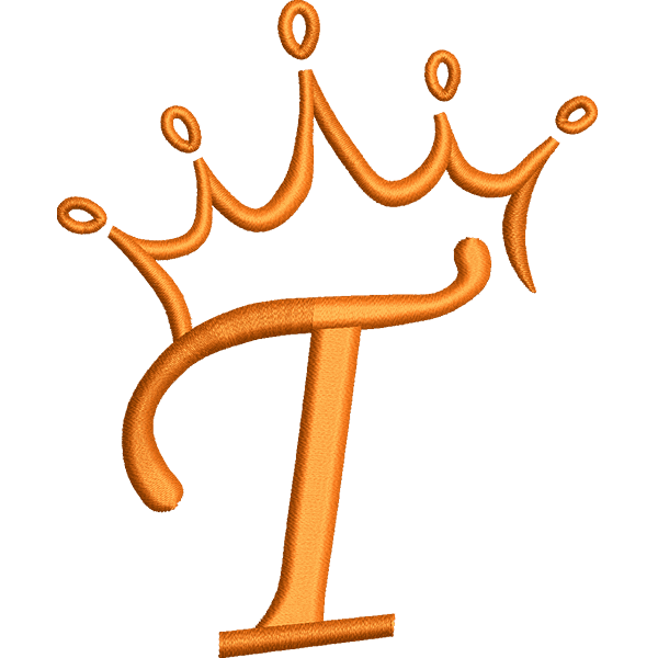 Crown Letter T Design
