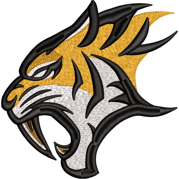 Angry Tiger Face Design