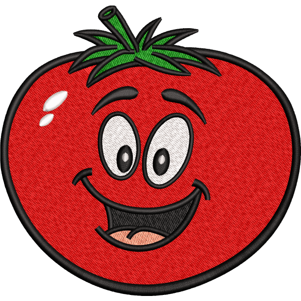 tomato embroidery design