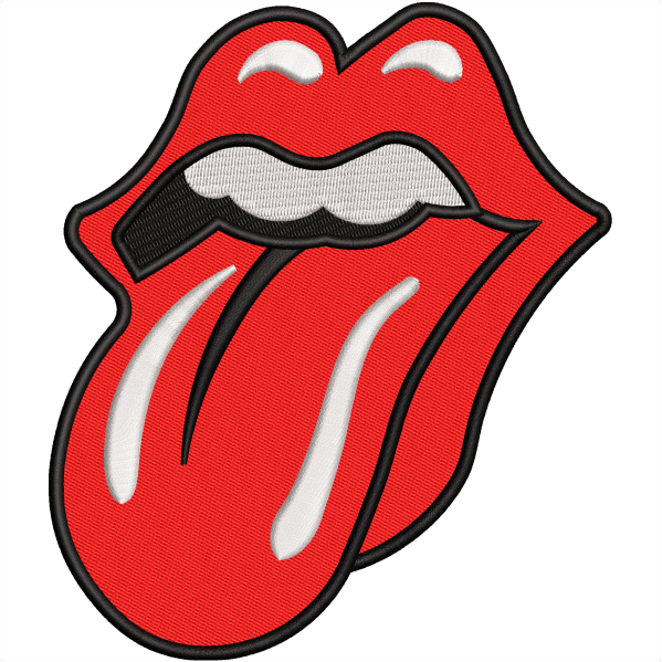 tongue embroidery design