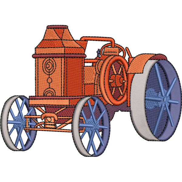Old Fashioned Tractor Design