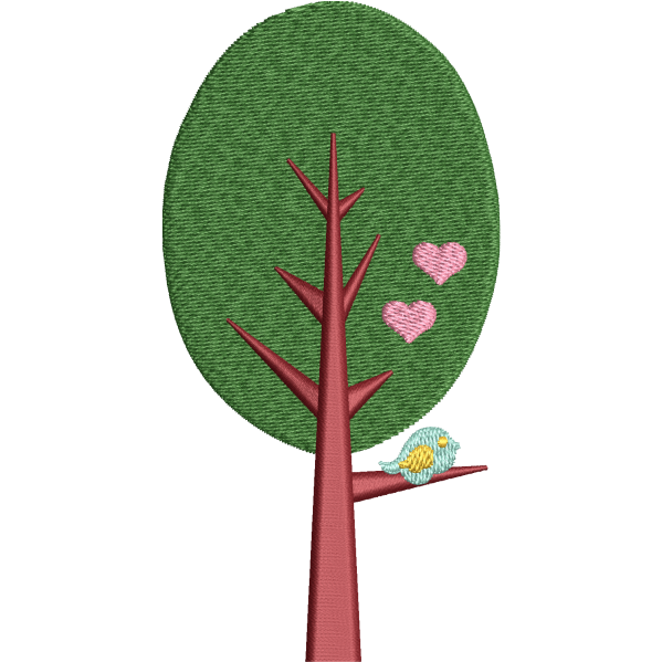 Heart Tree Design