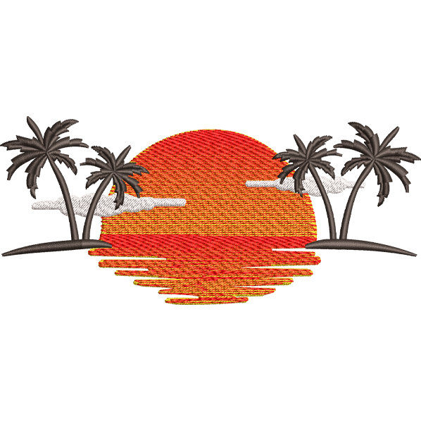 sun tree design