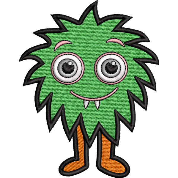 Monster Embroidery Design