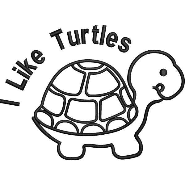 I Like Turtles Design