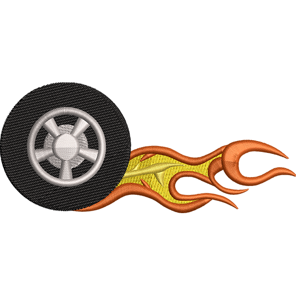 Burning Tyre Design