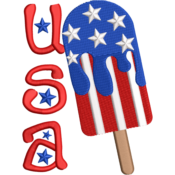 USA Popsicle Design