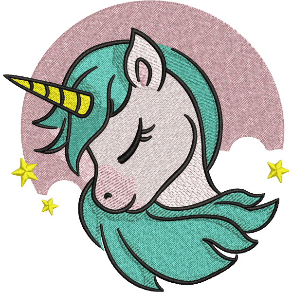 Beautiful Sleepy Unicorn Design