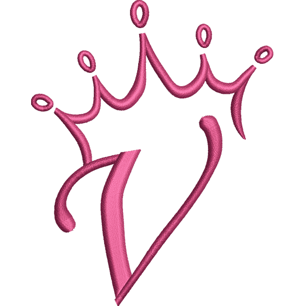 Crown Letter V Design