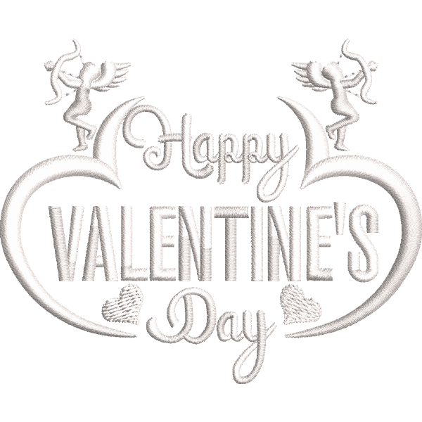 Valentine’s Embroidery Art Design