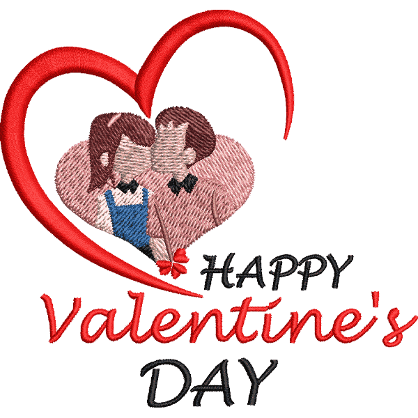 Cutie Couple Valentine Design