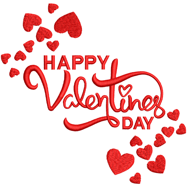 Multiple Hearts Valentine Design