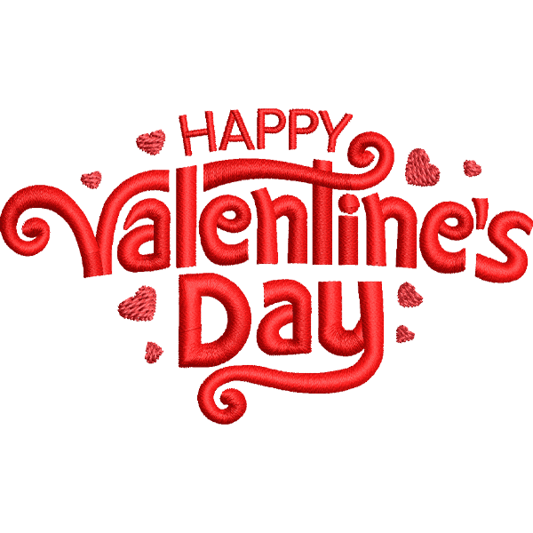 Happy Valentine Text Design