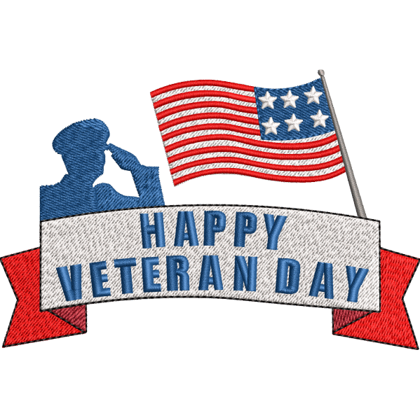 Veteran Day Salute Design