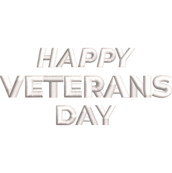 Veterans day text design