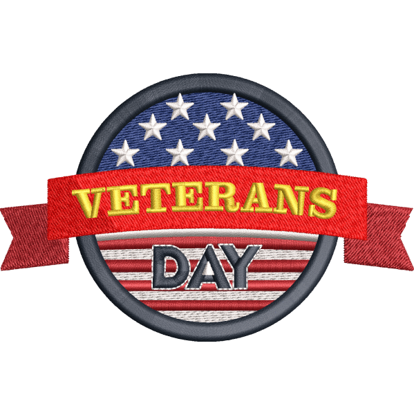 Veterans Day Badge Design