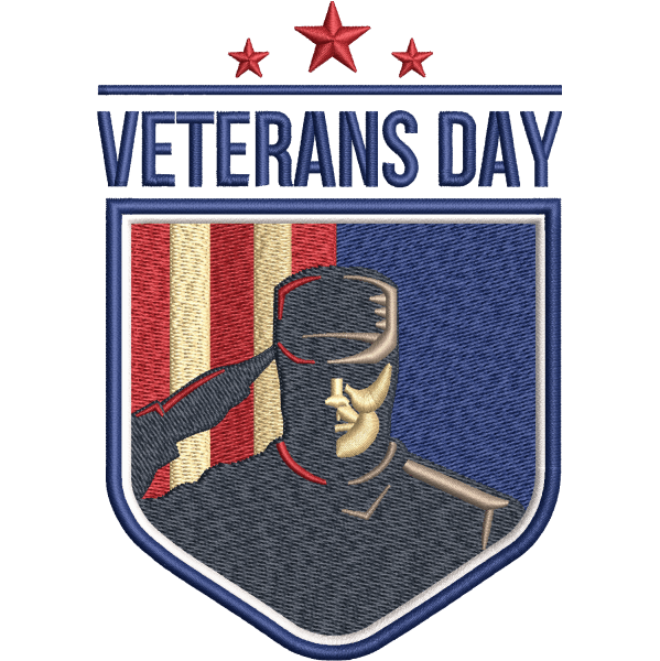 Veterans Day Monogram Design