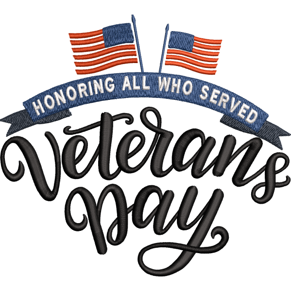 Veterans Day Typography Design