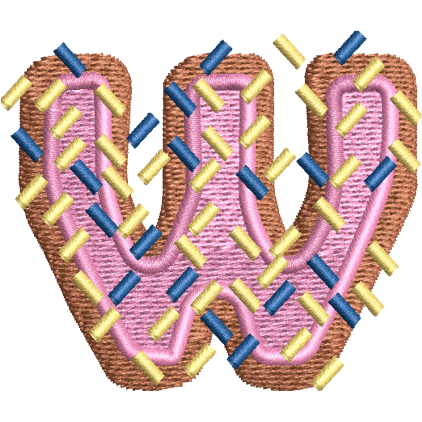 Pleasing Alphabet W